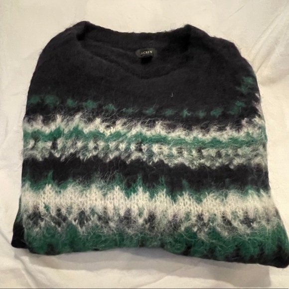 J. Crew Other - J. Crew Black and Green Crewneck Sweater